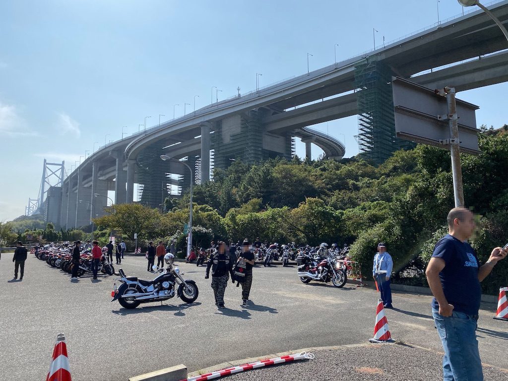 与島パーキングエリア第二駐車場