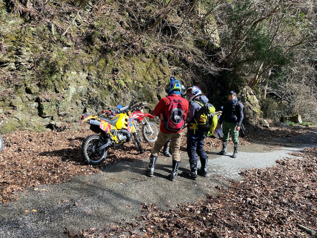 道路を確認中