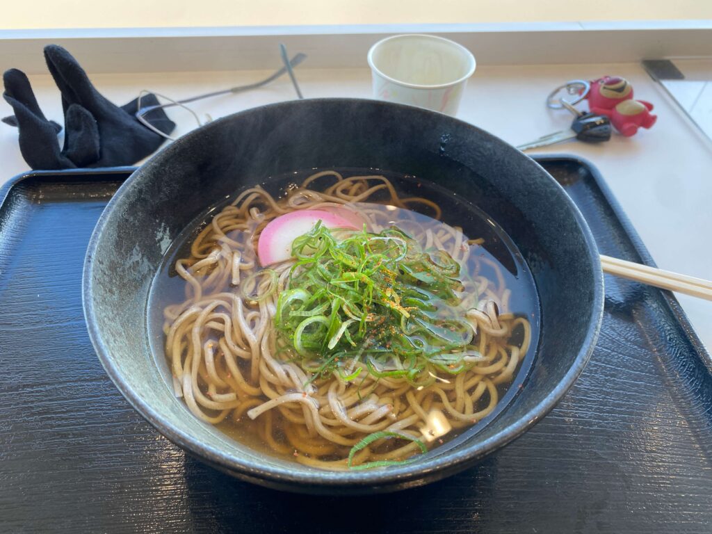 来島海峡SAでかけそば