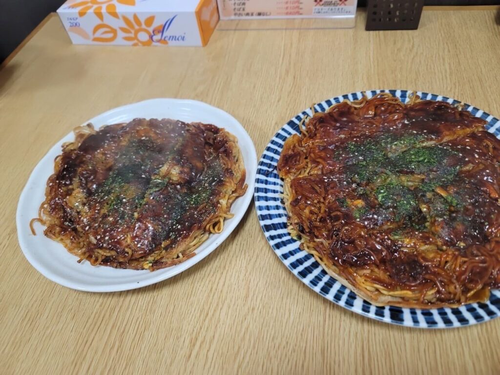 府中焼き 麺ダブル比較