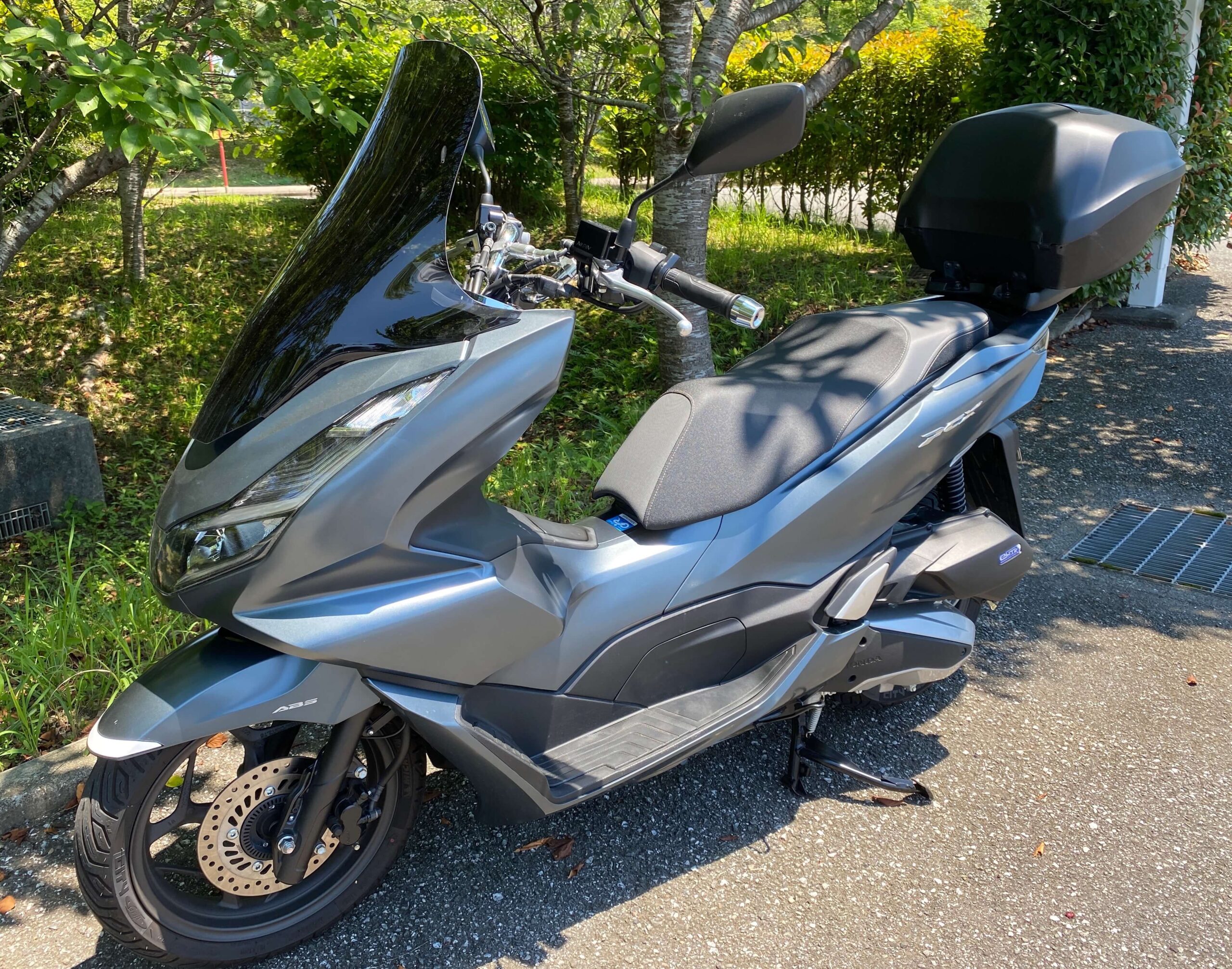 ウインドロングシールド/スクリーン(スモーク) PCX(JK05)/PCX160